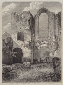 Ruínas do Castelo Acre Priory, Norfolk